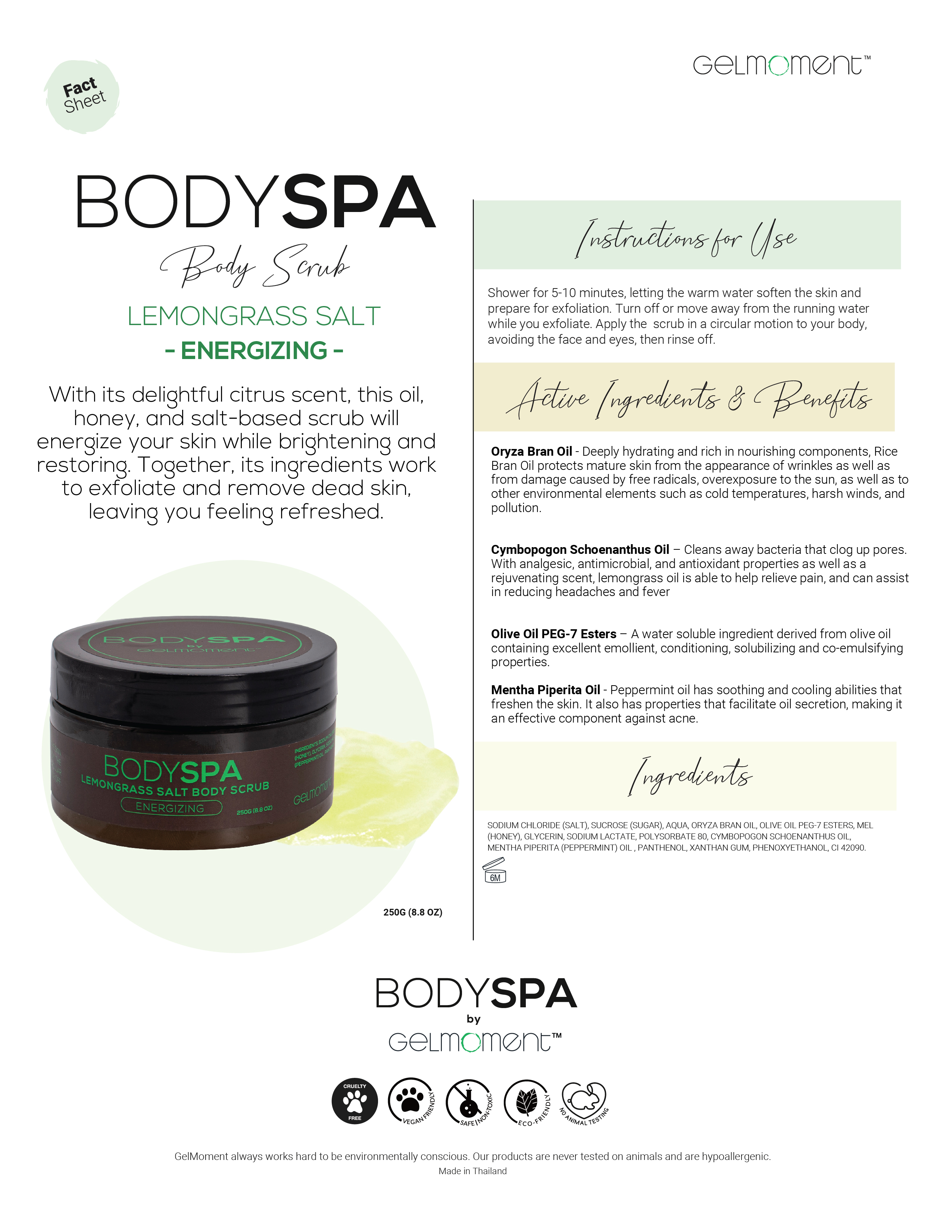 Lemongrass Body Scrub
